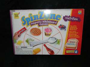 Spin Zone Magnetic Whiteboard Game Nutrition education  