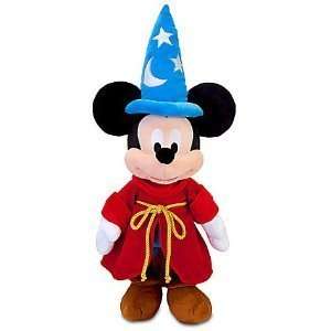  Disney Mickey Mouse Sorcerer 24in Plush   Mickey Stuffed 