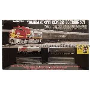  Trainline HO Scale City Express Passenger Set   Santa Fe Toys & Games