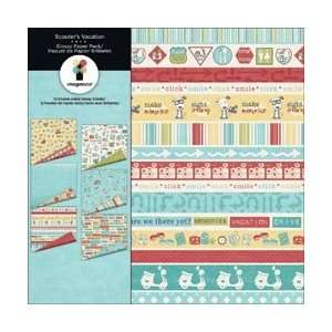  Scooters Vacation Double Sided Paper Pack 12X12 12 
