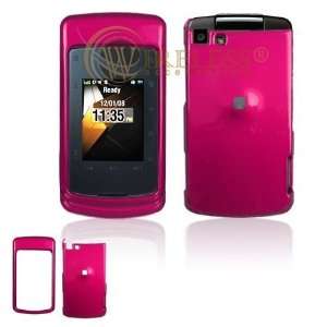  Motorola i9 Cell Phone Solid Rose Pink Protective Case 