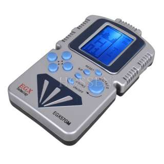 Classic Game player with Backlight Handheld Tetris Game Console  