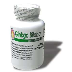  Ginkgo Biloba, 475mg, 100 capsules