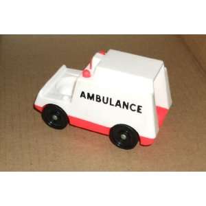 Vintage Little People Ambulance Car Mattel Replacement   Fisher Price 