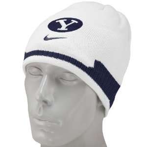 Nike Brigham Young Cougars White 4th & Goal Knit Beanie  
