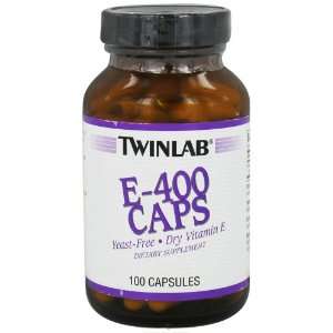   TwinLab Vitamin E Dry E 400 I.U. 100 capsules