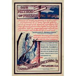   Carbolineum Wood Preserving   Original Print Ad