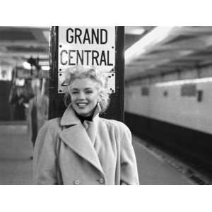  Marilyn Monroe Train Station Grand Central Photography 