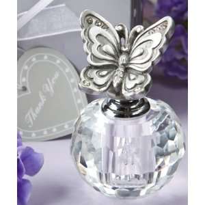   butterfly themed perfume bottle favors