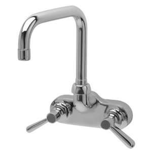 Chrome Aqua Spec Wall Mounted Double Handle Kitchen Faucet with Metal 
