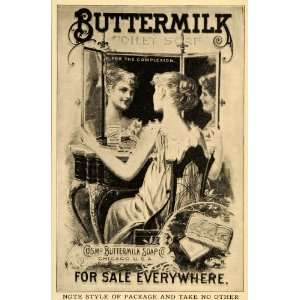  1895 Ad Cosmo Buttermilk Toilet Soap Complexion Chicago 
