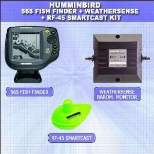  Humminbird 565 Fish Finder + Weathersense Kit + RF 45 