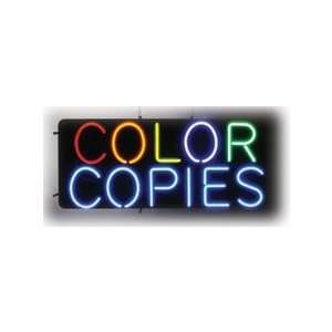  Color Copies Neon Sign 14.5 x 34.25
