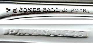 11 COIN SILVER SPOONS BY JONES BALL & POOR 1850s  