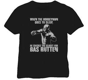 Bas Rutten MMA Fighter T Shirt  