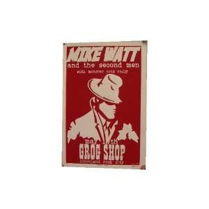 Mike Watt Poster Silkscreen Firehose Grog Shop