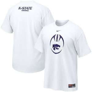   Nike Kansas State Wildcats White Team Issue T shirt