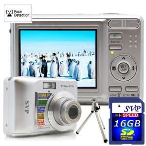 SVP XThinn8350 Silver 8MP 2.5 LCD Digital Camera, 3x Optical zoom 