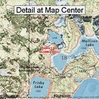   Map   Bagley Lake, Minnesota (Folded/Waterproof)