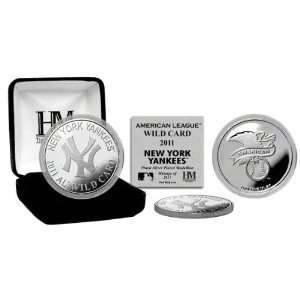  MLB New York Yankees 2011 American League Wild Card Silver 