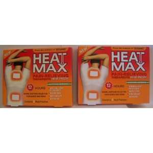   Max Pain Relieving Therapeutic Heat Patch 2 boxes  Total of 6 Patches