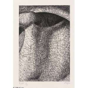   Henry Moore   24 x 34 inches   Plate XVIII, from Elephant Skull Album