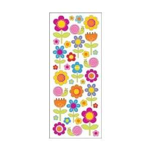   Classic Stickers Happy Flowers; 6 Items/Order Arts, Crafts & Sewing