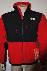 NWT MENS The North Face Denali Fleece Jacket BLACK &RED SZ S  XXL 