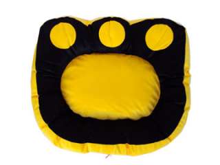 style mat donut reversible yellow black dog bed cat bed