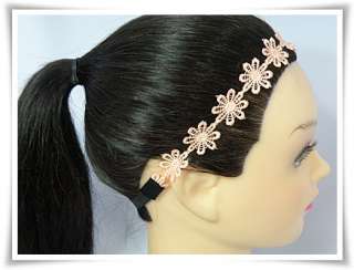 Hollywood Style Bohemian Headband Flower Lace So Sexy  