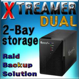 XTREAMER Dual 3.5 RAID External Storage 2 BAY 4TB MAX  