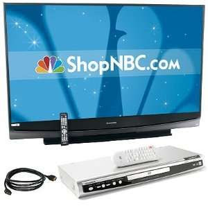  Mitsubishi 60 1080p DLP HDTV, Sylvania DVD Player & HDMI 