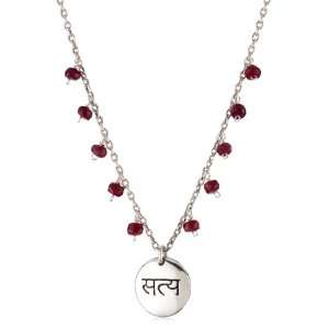    JIVASUKHA by Lois Hill Sapphire and Ruby Satya Necklace Jewelry
