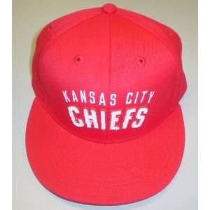  Kansas City Chiefs Structured Flex Flat Bill Reebok Hat 