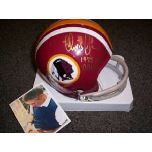  Chris Hanburger Autographed Redskins Mini Helmet Sports 
