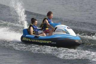 Ravenger Plus 3 Person Towable Inflatable Ski Tube Raft  