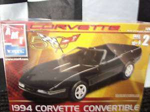 AMT Corvette Convertible 1994 plastic model car kit  