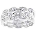 cubic zirconia eternity toe ring size 2 5 solid 14k white gold cubic 
