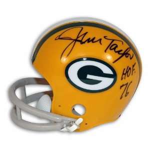 JIm Taylor Autographed Green Bay Packers Mini Helmet 
