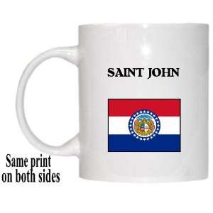    US State Flag   SAINT JOHN, Missouri (MO) Mug 