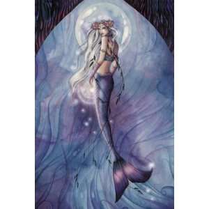  Jessica Galbreths Moon Jewel of the Sea Mermaid Postcard 