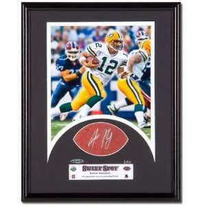  Aaron Rodgers Green Bay Packers Framed Autographed Sweet 