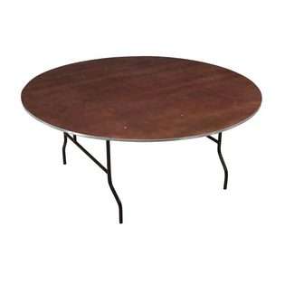 Midwest Folding 60 Round Plywood Folding Table by Midwest Folding at 