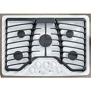 30 Gas Cooktop   White  GE Profile Appliances Cooktops Gas Cooktops 