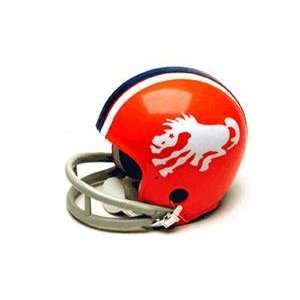 Denver Broncos 2 bar 1966 Riddell Mini Helmet  Sports 