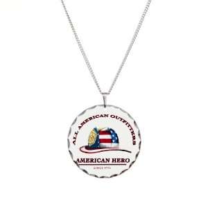  Necklace Circle Charm All American Outfitters Firefighter 