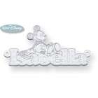   925 Sterling Silver Disney Mickey Mouse Nameplate (Include Sterling