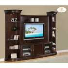 Homelegance Koppaz Wall Unit in Rich Espresso Finish