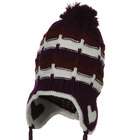 e4Hats Infant Heart Ear Cover Knit Beanie Hat   Purple