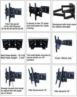 TV Wall Mounting Bracket for 32   55 Flat TV Screens  